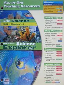 Alll-In-One Teaching Resources for Prentice Hall Life Science Unit 1 (Science Explorer)