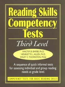 Reading Skills Competency Tests: Third Level (Competency Tests for Basic Reading Skills)