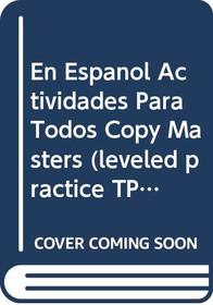 En Espanol! Actividades para todos Copymasters 1 uno