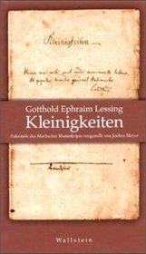 Kleinigkeiten: Faksimile des Marbacher Manuskripts (German Edition)