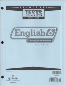 English 6 - Test Answer Key