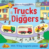 Trucks and Diggers (Usborne Magnet Books)