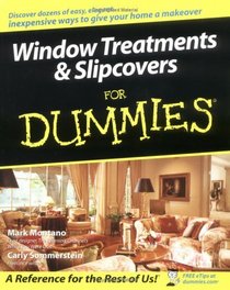 Window Treatments  Slipcovers For Dummies (For Dummies (Sports  Hobbies))