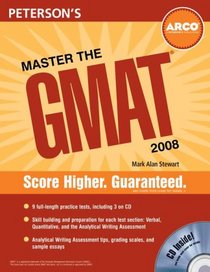 Master the GMAT, 2008/e, w/CD (Master the Gmat)