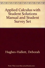 Applied Calculus with Student Solutions Manual and Student Survey Set