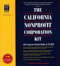 The California Nonprofit Corporation Kit: With Corporate Records Binder & Disk (California Nonprofit Corporation Kit)