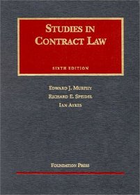 Studies in Contract Law (University Casebook)