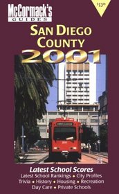 San Diego County 2001 (McCormack's Guides San Diego)