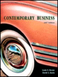 Contemporary Business: 1997 Edition (Dryden Press Series in Management)