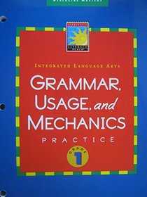 Grammar Usage and Mechanics Practice Grade 1 Blackline Masters (Scholastic Literacy Place)