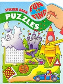 Fun to Find Puzzles (Fun to Find Shaped Sticker Bks)