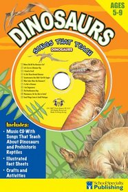 Dinosaurs Sing Along Activity Book with CD: Songs That Teach Dinosaurs (Sing Along Activity Books)