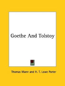 Goethe and Tolstoy