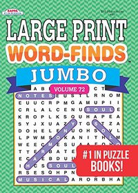 JUMBO Large Print Word-Finds Puzzle Book-Word Search Volume 72