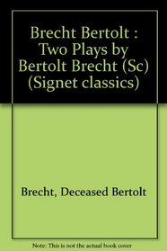 Brecht, Two Plays by Bertolt