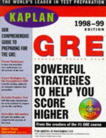 KAPLAN GRE 1998 99 WITH CD ROM: GRADUATE RECORD EXAM (Kaplan Gre Exam (Book & CD-Rom))