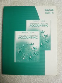 Study Guide, Chapters CF1-CF15 for Warren/Reeve/Duchac's Corporate Financial Accounting, 9th