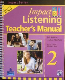 Impact Listening 2: Teacher's Manual with Test Master 2 CD Pack (Impact Series)