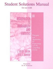 Introduction to Probability and Statistics: Student Solutions Manual