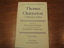 The Complete Works of Thomas Chatterton: A Bicentenary Edition, 2-Volume Set(Oxford English Texts)