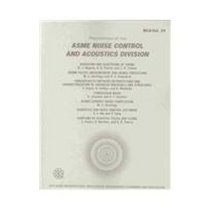 Proceedings of the Asme Noise Control and Acoustics Division (Nca (Series), V. 24.)