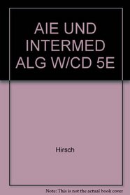 AIE UND INTERMED ALG W/CD 5E