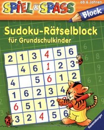 Sudoku-Rtselblock fr Grundschulkinder