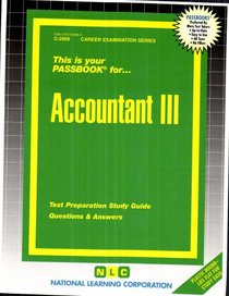 Accountant III (Passbook for Career Opportunities)