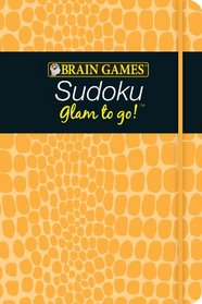Brain Games Glam to Go! Sudoku (yellow cover)