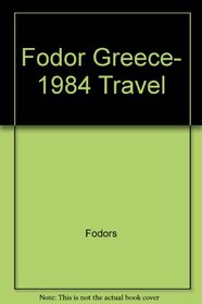 Fodor Greece, 1984 Travel