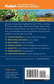 Fodor's the Complete Guide to African Safaris: with South Africa, Kenya, Tanzania, Botswana, Namibia, & Rwanda (Full-color Travel Guide)