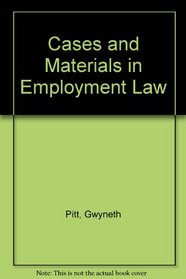 Cases and Materials in Employment Law