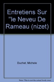 Entretiens Sur ''le Neveu De Rameau