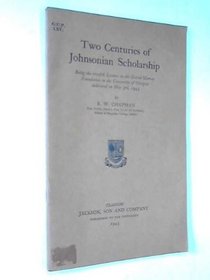 Two Centuries of Johnsonian Scholarship (D. Murray Lect.)