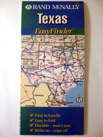Rand McNally Easyfinder Texas Map