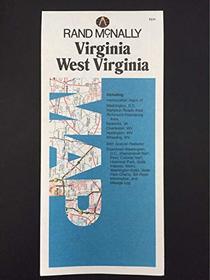 Virginia, West Virginia, map: Including metropolitan maps of Washington, D.C., Hampton Roads area, Richmond-Petersburg area, Roanoke, Va, Charleston, WV, Huntington, WV, Wheeling, WV