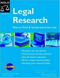 Legal Research: How to Find  Understand the Law (Legal Research)
