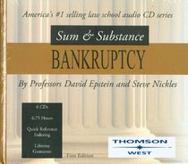 Epstein's Sum And Substance Audio Set on Bankruptcy