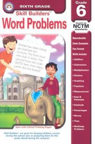 Word Problems: Grade 6 (Skill Builders (Rainbow Bridge Publishing))