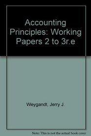 Accounting Principles: Working Papers