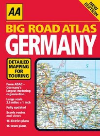 AA Big Road Atlas Germany (AA Atlases)