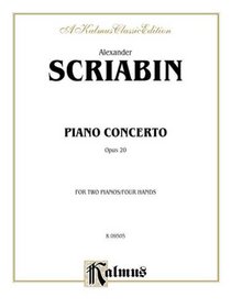 Piano Concerto, Op. 20 (Kalmus Edition)