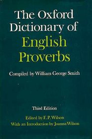 The Oxford Dictionary of English Proverbs