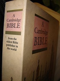 KJV Cameo Wide Margin Reference Edition with Concordance Black bonded leather WMC252