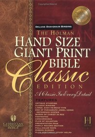 Holman CSB Hand Size Giant Print Black Bonded Classic - Duo - Grain