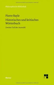 Historisches und kritisches Wrterbuch