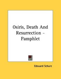 Osiris, Death And Resurrection - Pamphlet