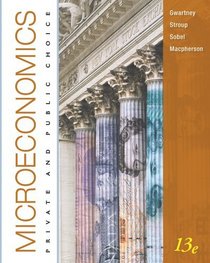 CourseBook for for Gwartney/Stroup/Sobel/Macpherson's Microeconomics: Private and Public Choice