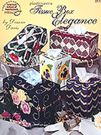 Tissue Box Elegance (plastic canvas)