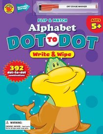 Flip and Match Alphabet Dot-to-Dot Write and Wipe